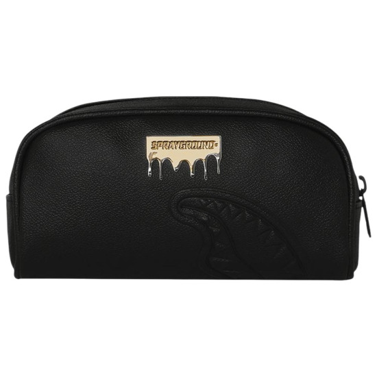 Sprayground Νεσεσέρ Silver Side Drip Black Check Pencil Pouch
